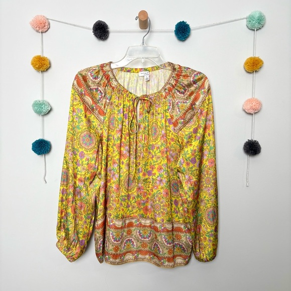 Current Air Floral Multicolor Women's Blouse - Picture 1 of 7